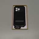 Lunivop Compatible with iPhone 15 Pro max Case Heavy Duty Protection Dustproof Built in Screen Protector Rugged Stand 360 Full Body Military Grade Metal Bumper Phone Cases (Black 2023)