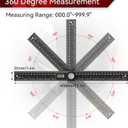 GemRed 82305 Aluminum Digital Angle Finder Protractor