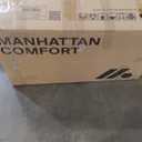 Manhattan Comfort Fortress Textured Metal 31.5" Garage Mobile Chest with 3 Full Extension Drawers in Charcoal Grey