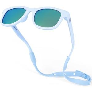 Polarized Baby Sunglasses Unbreakable Flexible Infant Sunglasses For Toddlers Newborns 0-24 Months