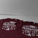 My Mommy Did It Graduation 2025 Graduated Mom Proud Children T-Shirt, Small 2 Pack