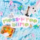 5 x Bunny Cloud Slime Kit 2 Pack, 14oz Easter Slime for Girls Ages 8-12, Mree Free Slime Toys for Girls and Boys, Fun Winter Slime Set Party Favors Goodie Bag Stuffers Birthday Easter Gift