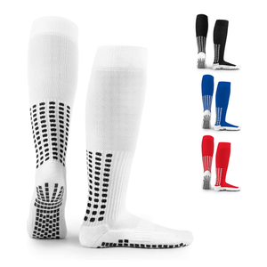 LUX Anti Slip Soccer Knee Socks,Non Slip Football/Basketball/Hockey Sports Grip Socks
