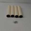 SHENGOCASE 4-Pack Cat Tree Replacement Post 13.8" L, 3.15"  Pole with M8 Bolt, Cat Tower Relacement Post, DIY Cat Scratching Post Replacement Part Pole