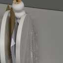 Fultyle Round Side Table, Small Drink Table for Small Spaces, Modern Accent End Table Nightstand with Solid Wood Leg for Living Room, Bedroom, Corners, and Office (White)