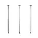 Nickel Plated 4 Inch Hanging Nails - 25pcs, Ideal for Wall & Wood, Long Nails