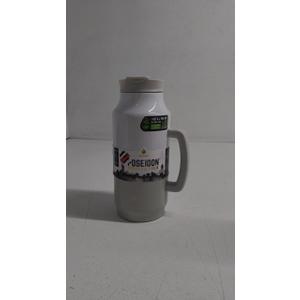 MANNA Poseidon Stainless Steel Timber 64Oz White & Grey