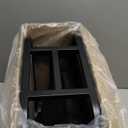 WCYQONOO Large Rear Bike Basket with Cargo Net, Liner & Waterproof Cover - Heavy Duty Rack for Carry Groceries, Balls, Pet Dogs on Bicycle & E-Bikes,Travel and Commuting Use,Capacity: 30 Liter