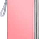 CD Case Wallet, 80 Capacity DVD VCD Media Blu-ray Case Wallet Holder Storage Organizer (Light Pink)