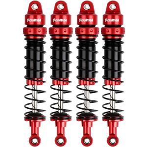 INJORA RC Shock Absorber Set 4pcs RC Dampers for 1/10 RC Crawler Axial SCX10 90046 AXI231017 TRX-4 D90 (100mm)
