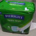 FitRight Adult Diapers, Extra+ Heavy Absorbency, L (Waist Size 44in-56in), 80 Count, OptiFit Incontinence Briefs for Men and Women, Disposable, Moisture-Wicking, Leak Protection