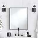 Hivone 18x20 Metal Framed Bathroom Mirror Rectangle Wall Mounted Vanity Mirror
