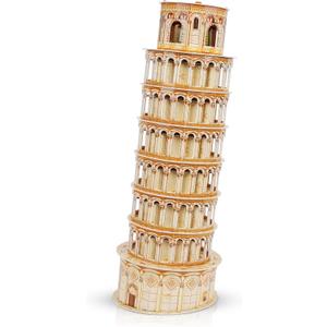 3D Puzzles for Adults & Kids, Exquisite Leaning Tower of Pisa City Large Architecture Building Model Kit, 3D Jigsaw Craft Kits STEM Educational Toys Birthday for Boys Girls Ages 10+ Home Decor, 70 PCS