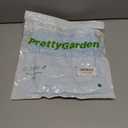 PRETTYGARDEN Women's Boho Tube Tops 2025 Summer Strapless Off Shoulder Eyelet Smocked Peplum Trendy Going Out Bandeau Top (Blue)