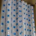 Junkin 72 Pcs 4th of July Glow Sticks Bulk 15.8" Red White Blue Foam Independence Day LED Glow Sticks with 3 Flashing Mode Star Pattern Patriotic Light for Memorial Day Birthday Party