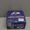 Ecohohoyyds Bed Sheet Holders for Corners: Fitted Bed Sheet Grippers with TwistLock Clips Keep Sheets Tight HeavyDuty Grip Quick All Mattresses Easy Installation 4 Pack White