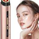 INTEO Microcurrent Facial Device, 3 Modes Red Light Therapy for Face and Neck, Skin Care Facial Massager Perfect Gifts for Women Men(Gold)