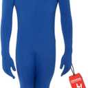 Morphsuits Kids Bodysuit Costume For Boys, Full Body Suit, Bodysuit Costume For Kids, Skin Suit Costumes Kid (Large, Blue)