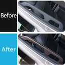 Car Accessories Car Interior Accessories Middle Row Door Handle Decoration Cover Trim Compatible with Toyota Sienna 2021 2022 2023 2024 2025 2026 (Peach Wood Style) 4PCS ABS