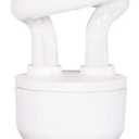 Satco S7413 18-Watt E27 Base T2 Mini Spiral, 2700K, 230V, Equivalent to 75-Watt Incandescent Lamp for Enclosed Fixtures