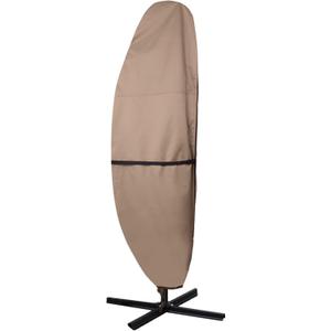 ULTCOVER Patio Parasol 600D Waterproof Outdoor Offset Banana Style Umbrella Cover - Fits Cantilever Offset Umbrella 7.5-11.5 Feet