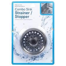 Key&Castle Combo Sink Strainer & Stopper, 2 Pack