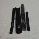 Glitter Large Rave Folding Clack Hand Fan with Holster, Boots on the Ground Popping Handheld Fan Foldable for Men Women for EDM Festival Club Party Dance, (Black, Large 13") (33cm Closed | 63cm Open (13" Closed | 24.5" Open))