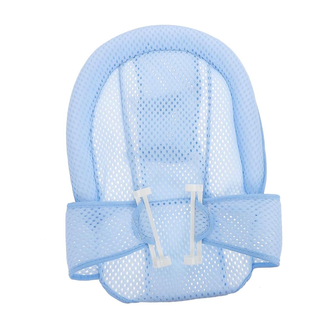 Bath Support Seat Pad Mat Cushion Adjustable Non Slip Bath Seat Cushion for Newborns Lightweight Quick Drying Mesh Pad for Comfortable Bathing Experience