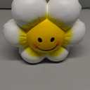 SOBEIT Piggy Bank for Girls Boys Kids, Cute Smiley Flower Piggy Bank, 7.87inch Ceramic Coin Bank Money Bank for Birthdays, Christmas, Baby Shower, Newborn Keepsake, Back-to-School Gift, Nursery Decor