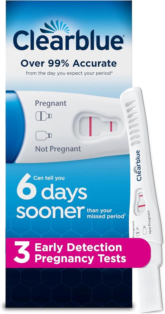 Clearblue Early Detection Pregnancy Test, 3 Ct