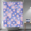 Shower Curtain, Navy Blue