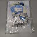 LaVenty Baptism Party Decorations Blue Silver Balloon Garland Backdrop Cross Balloon for First Communion Confirmation Party Supplies