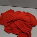 Table Skirt for 4 Foot Tables - One-Piece Red Tablecloths and Skirt, Wrinkle Resistant Ruffles Elastic Cover for Banquets, Weddings, Events, Parties (48" x 30" (Rectangular)