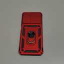 SunStory Phone Case for Samsung Galaxy S23 Ultra Case with HD Screen Protector & Slide Camera Cover & Rotated Ring Kickstand, [Military-Grade] [2 in 1] Phone Case for Galaxy S23 Ultra 6.8",Red