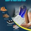 Arch Support Plantar Fasciitis Insoles: Fit Geno Orthotics Inserts for High Arch Pain Relief Heavy Duty Shoe Inserts for Women & Men 220lbs+ for Work Boots & Sneakers (Women's 6-7 / Men's 4-5)