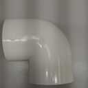 3 Inch 90 Degree Right Angle PVC Pipe Elbow - SCH40 (Socket x Socket) 3" PVC Fitting Connectors for DIY Shelf Garden Support