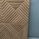 6 Pack Large Acoustic Panels,23.6 x 23.6 Inches Soundproof Wall Panels,Decorative Sound Panels,Self-Adhesive Acoustic Wall Panels,Decorative Soundproof Panels for Home Studio Office,Log color