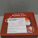 Bubble Blowing Santa, Automatic Bubble Blower Toy with Music & Flashing Lights, Funny Santa Bubble Maker for Indoor & Outdoor Fun for Kids (Santa Claus)