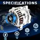 WorldCraft 12V 175A CW 6-Groove High Output Alternator for Ford Explorer