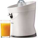 Tribest CitriStar CS-1000 Electric Citrus Juicer with Stainless Steel Strainer and Spout (White)