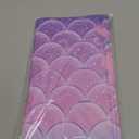 Jectivs 3Pcs Mermaid Birthday Party Tablecloth Decorations,Disposable Plastic Table Cover for Princess Under The Sea Baby Shower Themed Kids Birthday Party Supplies,108x54 Inch