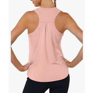 Workout Tank Tops for Women Racerback Tops Sleeveless Running Shirts Loose Fit Athletic Gym Quick Dry Exercise Small