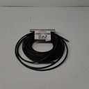 GE RG6 Coaxial Cable, 50 ft. F-Type Connectors, Quad Shielded Coax Cable, 3 GHz Digital, in-Wall Rated, Ideal for TV Antenna, DVR, VCR, Satellite, Cable Box, Home Theater, Black, 33532