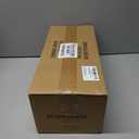 Probrico Square Passage Interior Keyless Door Handle, Heavy Duty Door Knobs for Hall and Closet Doors, Non-Slip Grip Levers for Right/Left Handed Doors, Matt Black, 5 Pack