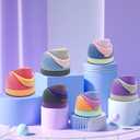 Replacement Cap for Owala Freesip,One Button Water Bottle Top Lid Compatible with Owala Cup 16oz 24oz 32oz 40oz, BPA-Free Replacement Lid Accessory for Owala Free Sip(Purplish Gray 1)