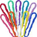 Hawaiian Leis Necklace 50Pcs Tropical Luau Hawaii Flower Lei Theme Party Favors Lais Headbands Holiday Wedding Beach Birthday Decorations I Hawaiian Leis Party Supplies