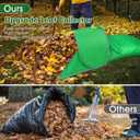 Leaf Collector with Extension Lawn Bags,Portable Pop Up Leaf Bag,Thickened Leafs Scoops,Reusable Yard Garden Bags for Leaves and Trash (2 Pack)