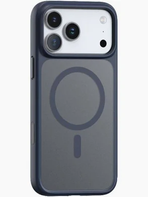 TORRAS Magnetic Shockproof for iPhone 17 Pro Case, Camera Control, Fit for MagSafe, MilitaryGrade Protection, Translucent Slim Case for iPhone 17 Pro Phone Case AntiFingerprint, Deep Blue