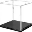 Self-Assembly Acrylic Display Case Mini Clear Display Case Small Acrylic Display Box Dustproof Protection for Figures Collectibles Memorabilia Jewelry Toys Storage3.9x3.9x3.9inch