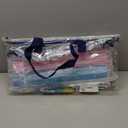 American Mahjong Tile Set with Clear Bag, 166 White Tiles, 4 All-in-One Rack/Pushers, Mahjong Set (Ma Jong, Mah-Jongg)